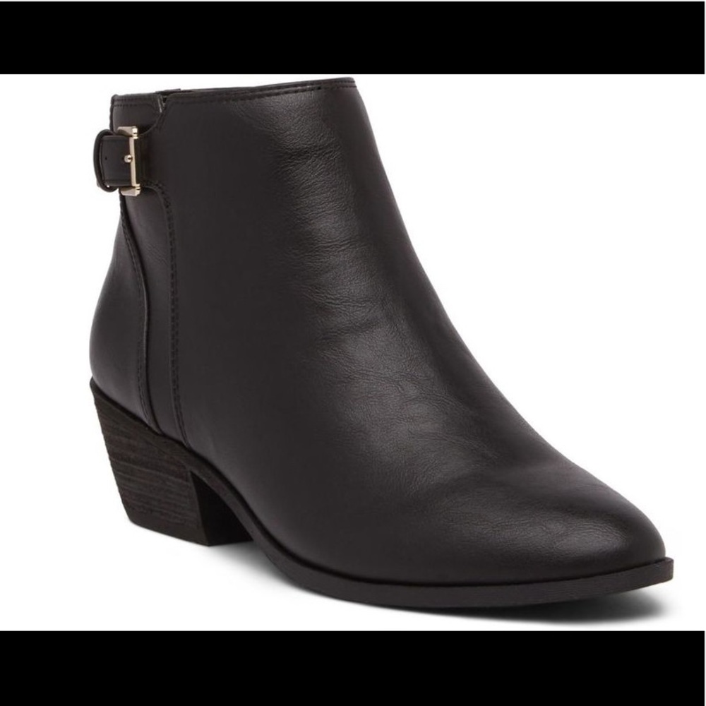 Beckoned Buckle Booties Memory foam
